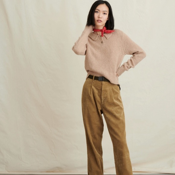 Alex Mill Tan Frank Henley Sweater - Picture 2 of 3